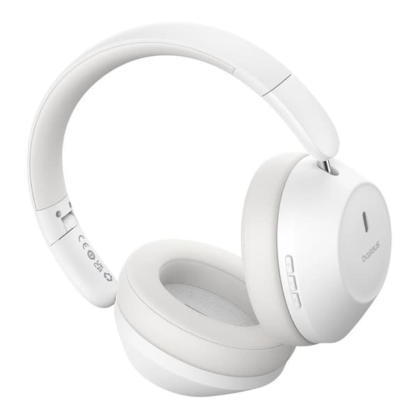 Baseus Bass 30 Max Bluetooth 5.3 Trådløse Hovedtelefoner - Hvid