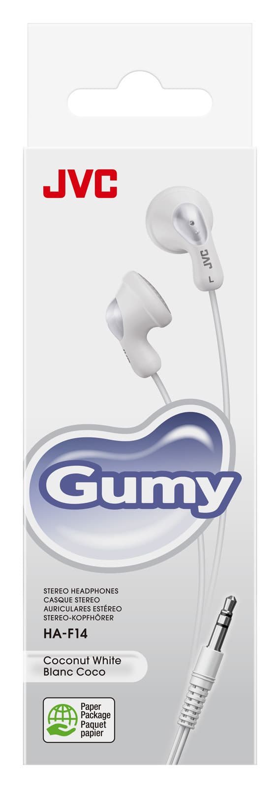 HA-F14 Gumy In-Ear headphones Wired White