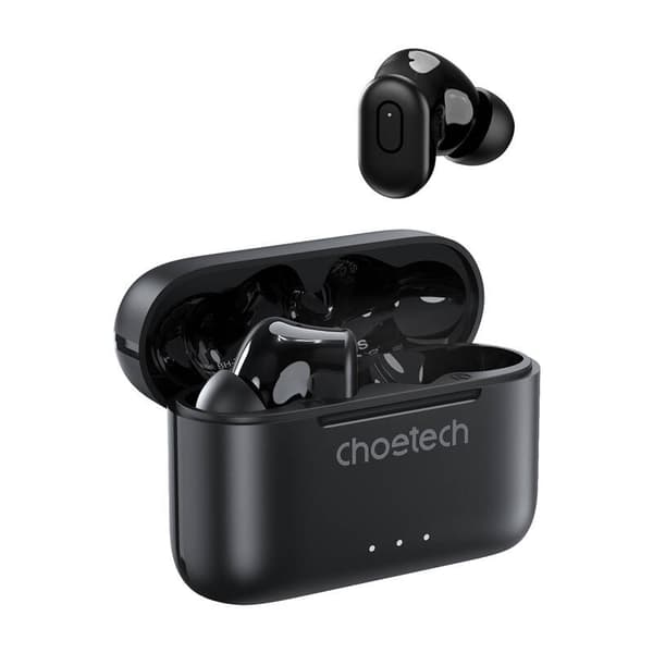 TWS Choetech BH-T15 ANC+ENC trådløse hodetelefoner (svarte)