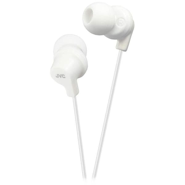 In-ear headphones - JVC - HA-FX10 - Vit - Bullerisolering - Laddad