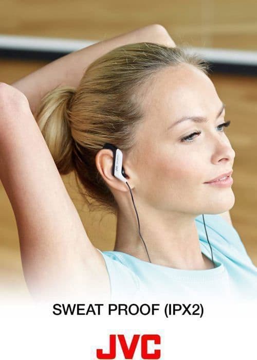 Sporthörlurar - JVC - HA-EBR25-B-E - In-ear - Svettsäkra - Kabelansluten