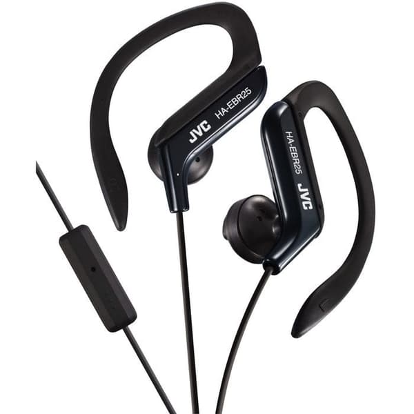 Sporthörlurar - JVC - HA-EBR25-B-E - In-ear - Svettsäkra - Kabelansluten