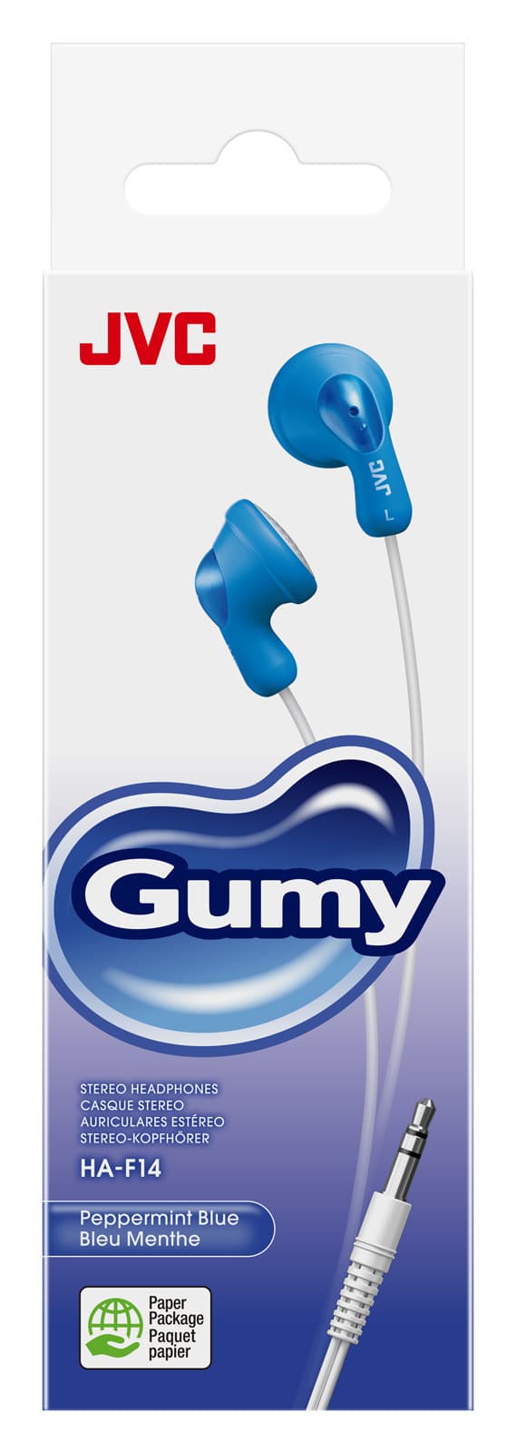 HA-F14 Gumy In-Ear headphones Wired Blue