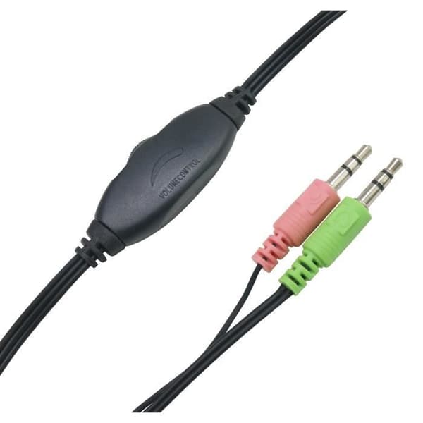 Hörlurar med mikrofon - WAYTEX - 69114 - Stereo - Jack 3,5mm - Volymkontroll