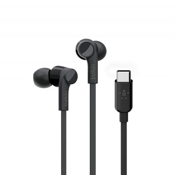 Hörlurar - BELKIN - ROCKSTAR - USB-C - In-Ear - Stänkskyddade