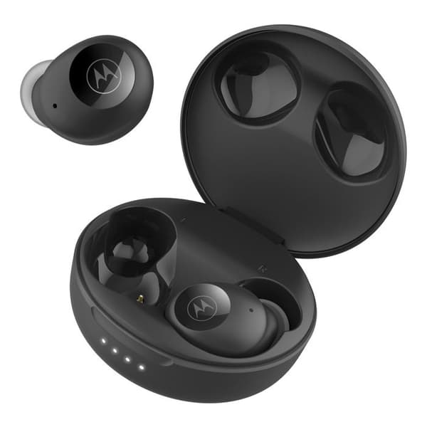 Hörlurar - MOTOROLA - MOTO BUDS 250 BLK - Trådlös - 18h batteritid - Svettbeständig