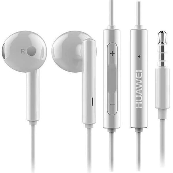 Hörlurar - HUAWEI - AM115 - In-ear - Trådbunden - Handsfree-kit - Vit