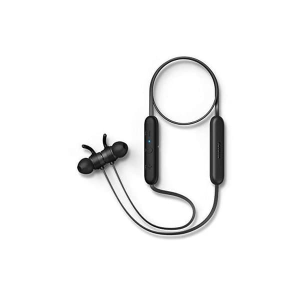 Philips E1205BK/00 Bluetooth-hörlurar med mikrofon, trådlösa hörlurar (Fjärrkontroll, 7 timmars uppspelning, skydd mot)