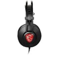 Miniatyrbild 2 av 6: MSI H991 Micro Gaming Headset - Kabelanslutet, självjusterande pannband i metall, öronkuddar i skum, 40 mm drivers