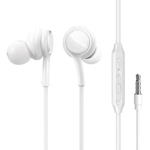 Trådbundna hörlurar JR-EW02, Half in Ear (Vit)