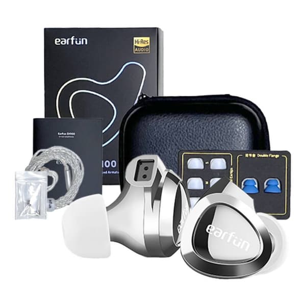 Trådbundna hörlurar EarFun EH100 (silver)