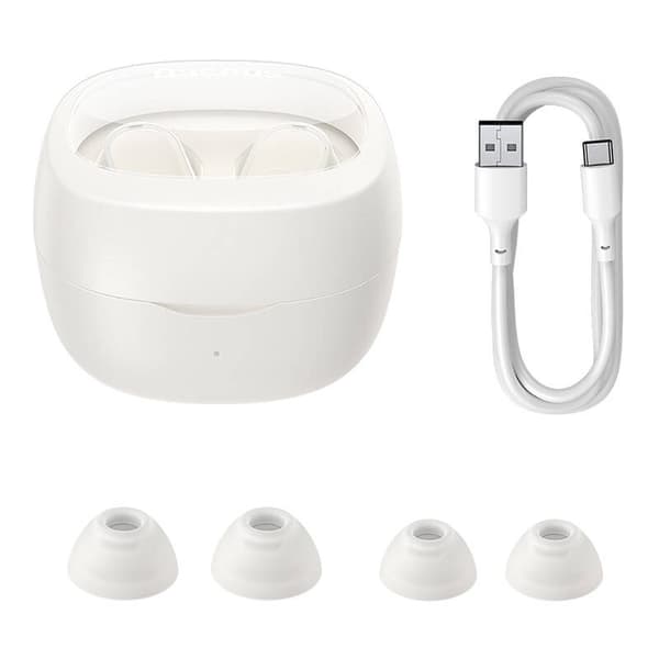 Trådlösa hörlurar Baseus Bowie WM02 TWS, Bluetooth 5.0 (vit) OS
