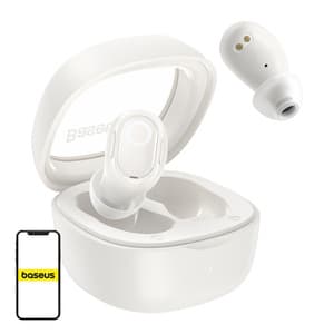 Trådlösa hörlurar Baseus Bowie WM02 TWS, Bluetooth 5.0 (vit) OS