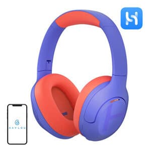 Trådløse hodetelefoner Haylou S35 ANC (fiolett oransje)