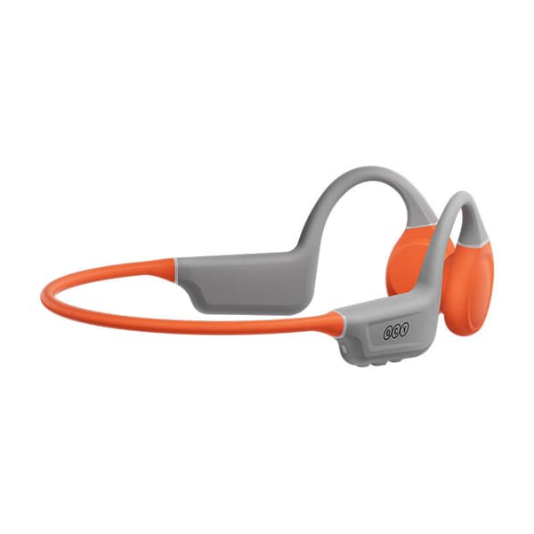Øretelefoner QCY T25 (grå+ oransje)