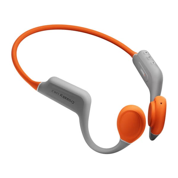 Øretelefoner QCY T25 (grå+ oransje)