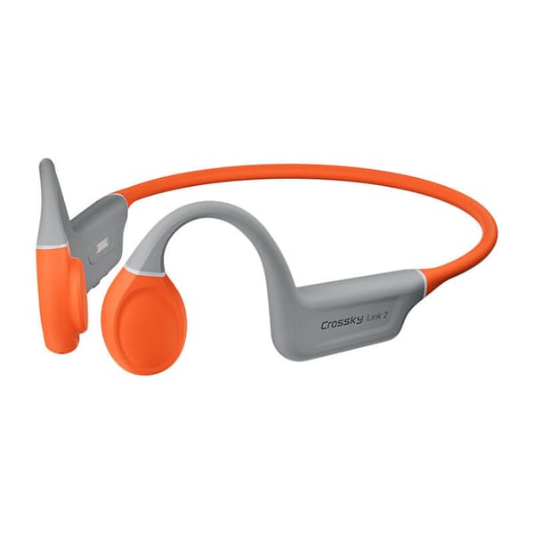 Øretelefoner QCY T25 (grå+ oransje)