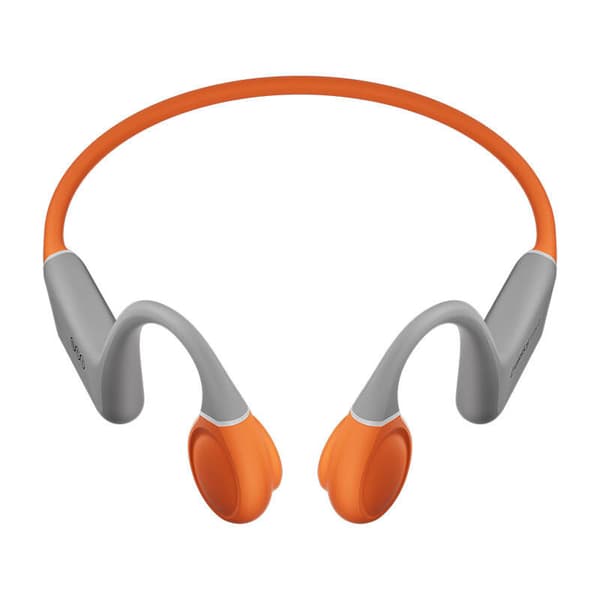 Øretelefoner QCY T25 (grå+ oransje)