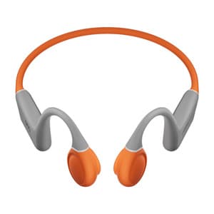Øretelefoner QCY T25 (grå+ oransje)