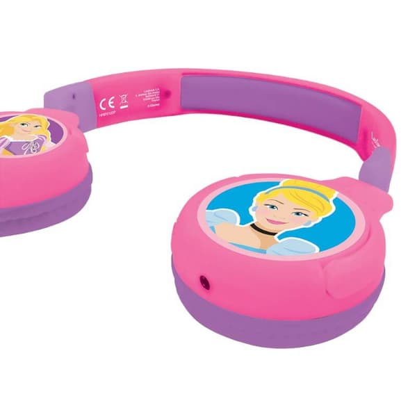 Taitettavat kuulokkeet 2in1 Disney Princess Lexibook