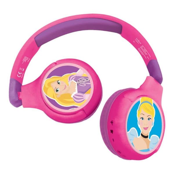 Taitettavat kuulokkeet 2in1 Disney Princess Lexibook