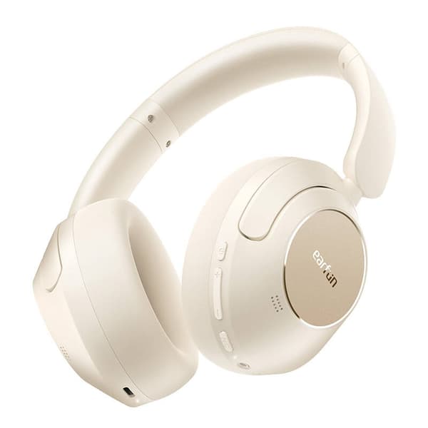 Trådløse hovedtelefoner EarFun WavePro (elfenben)