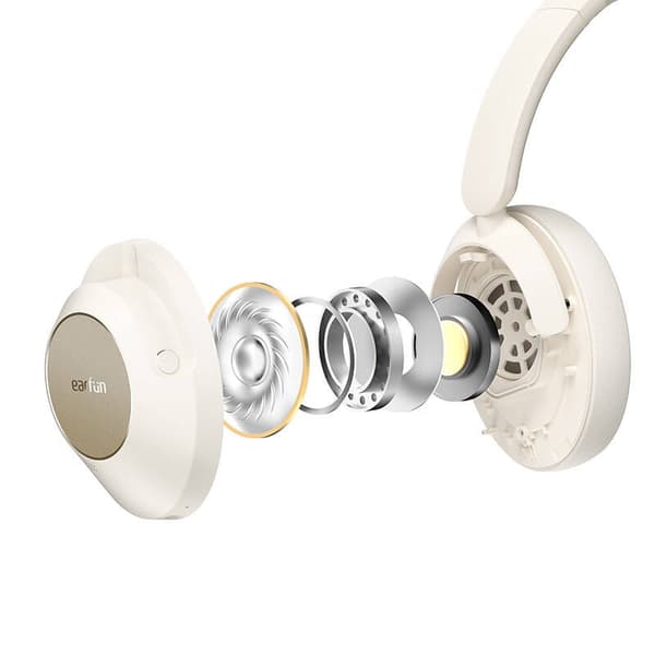 Trådløse hovedtelefoner EarFun WavePro (elfenben)