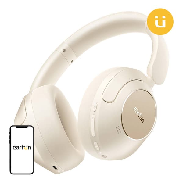 Trådløse hovedtelefoner EarFun WavePro (elfenben)