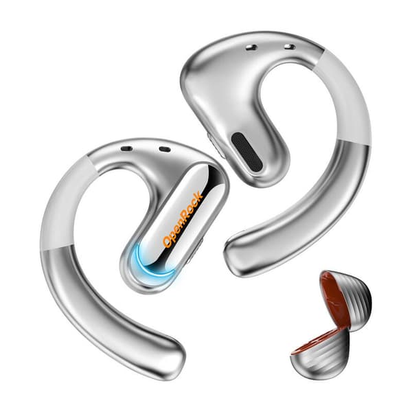 OWS OneOdio OpenRock Pro trådlösa hörlurar (silver)