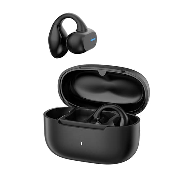 WIWU Openbuds headset med ENC og lang batterilevetid - Svart