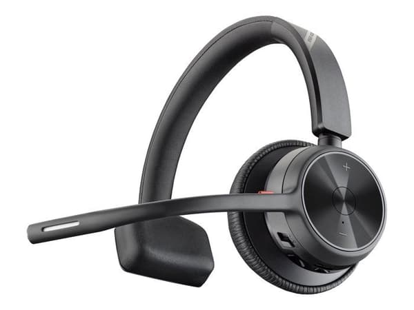Headset - Bluetooth - trådlöst, trådbundet - USB-C - HP Inc. - Poly Voyager 4310 - Voyager 4300 UC-serien - headset - på guld