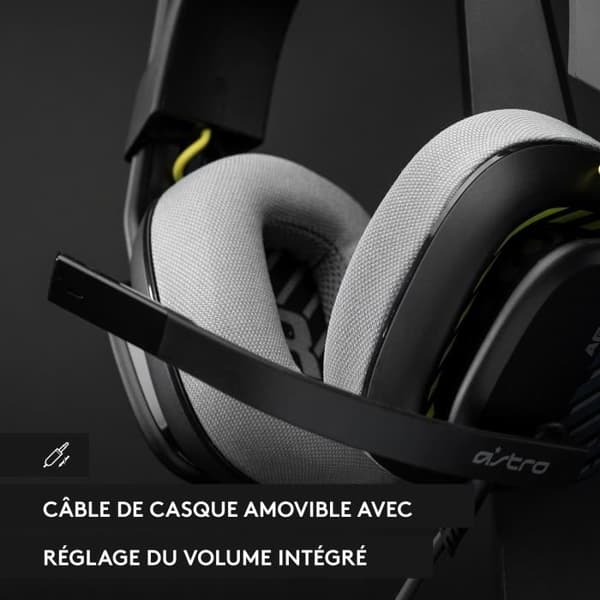 ASTRO A10 2nd Generation Wired Gaming Headset med mikrofon Kompatibel med Xbox PC Black
