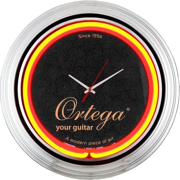 Ortega Guitars ORTEGA Väggklocka, med 220 Volt adapter - Diameter 43,94 cm/Djup 5,84 cm () - OWC1