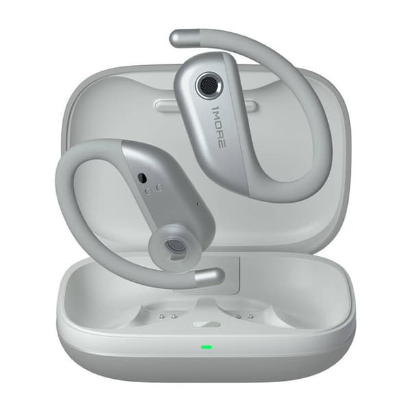 1 MER PASSENDE ÅPNE trådløse hodetelefoner (sølv)