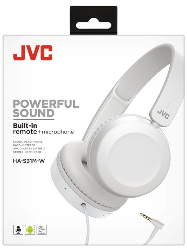 HA-S31M-W-E Headphones On-ear wired White