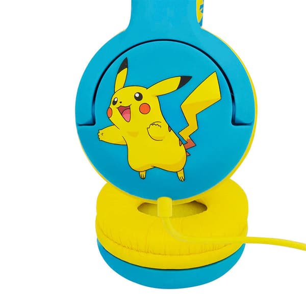 Kablede hovedtelefoner til børn OTL Pokemon Pikachu (blå-gul)