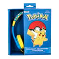 Miniatyrbillede 5 af 6: Kablede hovedtelefoner til børn OTL Pokemon Pikachu (blå-gul)