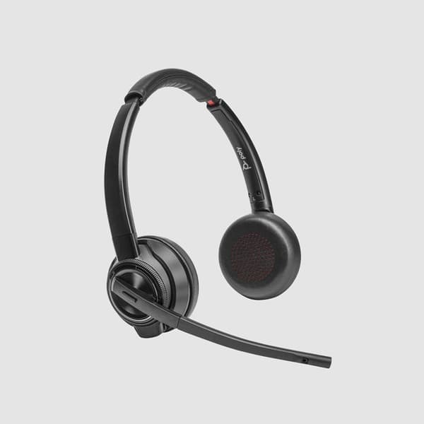 Hörlurar - HP - Poly Savi 8420 - Trådlös - 180 m - Svart