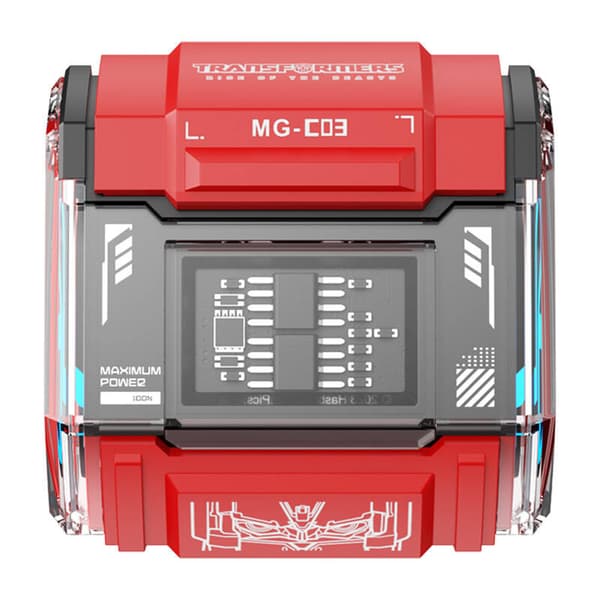 TWS Transformers MG-C03 hörlurar (röda)