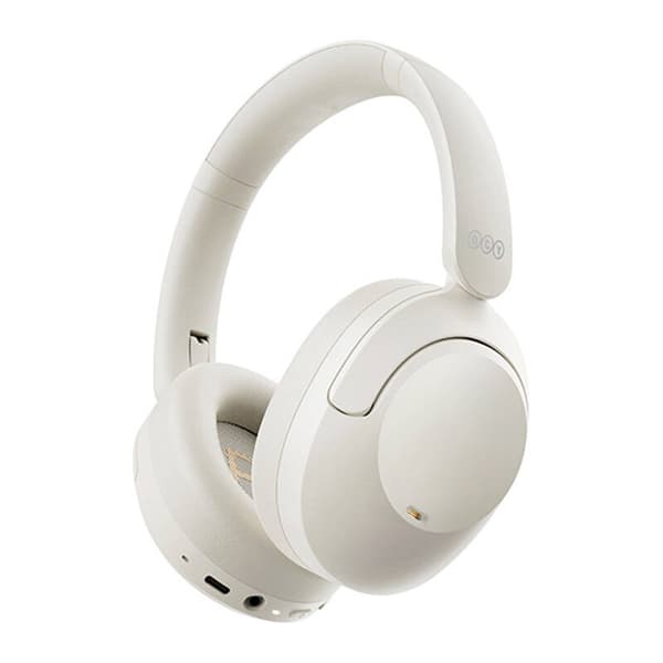 Trådløse hodetelefoner QCY ANC H4 (hvit)
