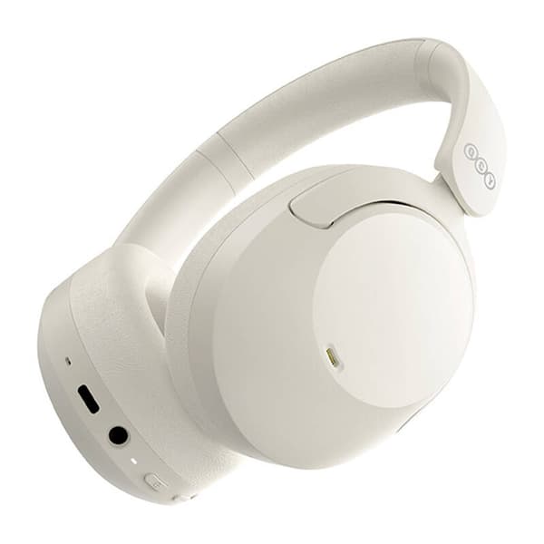 Trådløse hodetelefoner QCY ANC H4 (hvit)