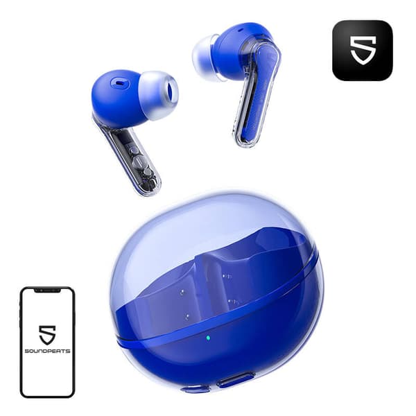 Øretelefoner TWS Soundpeats Clear (blå)