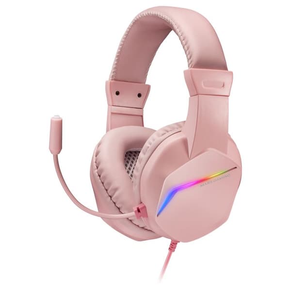 Mars Gaming MH122 RGB Micro Gamer Headset (Rosa) - Märke MARS GAMING