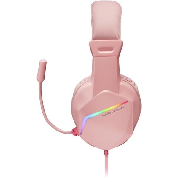 Mars Gaming MH122 RGB Micro Gamer Headset (Rosa) - Märke MARS GAMING