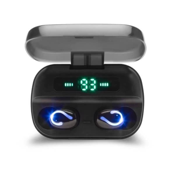 Trådlösa hörlurar - Savio - TWS-06 - Bluetooth 5.0 - In-ear - Svart