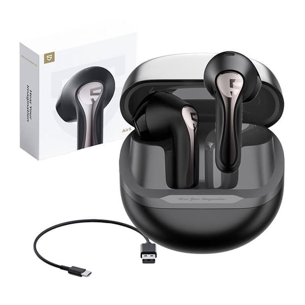 TWS Soundpeats Air 5 hovedtelefoner (sorte)
