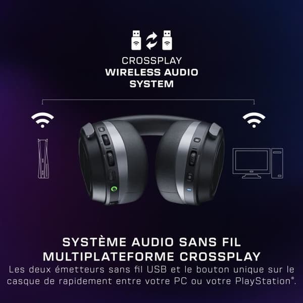 Trådlöst spelheadset för flera plattformar - TURTLE BEACH - Stealth 700PC (Gen3) - Svart