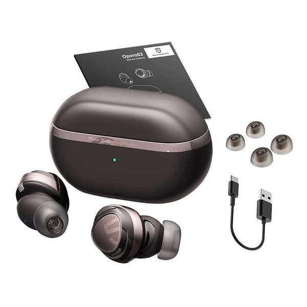 Øretelefoner TWS Soundpeats Opera03 (svart)