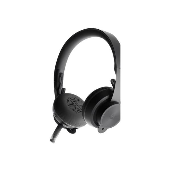 Trådlösa headset - Logitech - Zone Wireless Teams - Svart - Stereo - Aktiv brusreducering