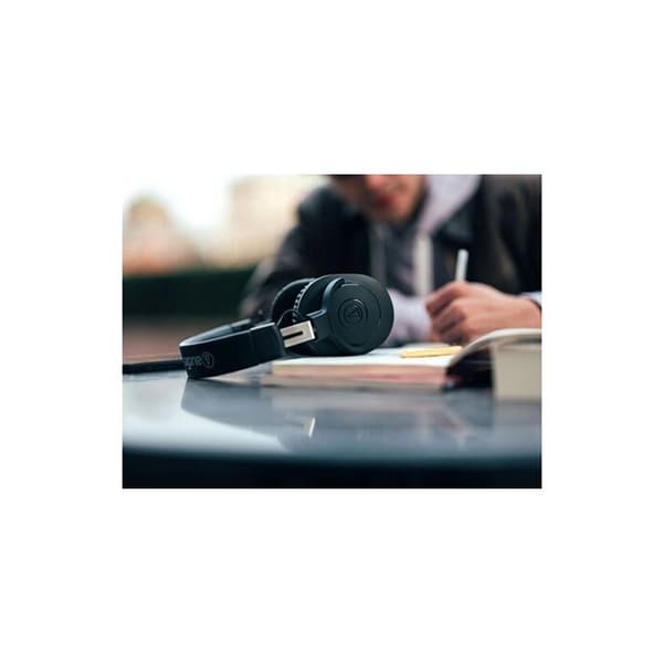 Trådlösa hörlurar - AUDIO TECHNICA - ATH-M20XBT - Svart - Bluetooth - 60 timmar lyssning